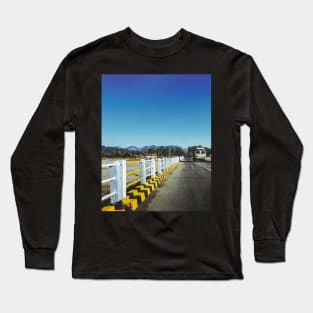 Indian Bus Driving in Himalayan Foothills Long Sleeve T-Shirt